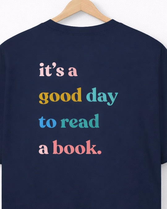 Oversize T-Shirt "It´s a good day to read a book"