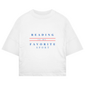 Oversize T-Shirt "Reading is my Favorite Sport "