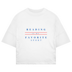 Oversize T-Shirt "Reading is my Favorite Sport "