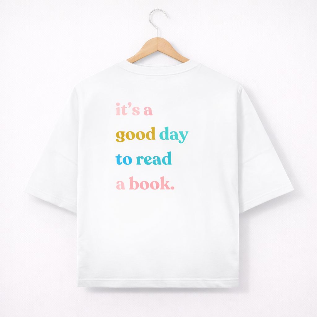 Oversize T-Shirt "It´s a good day to read a book"
