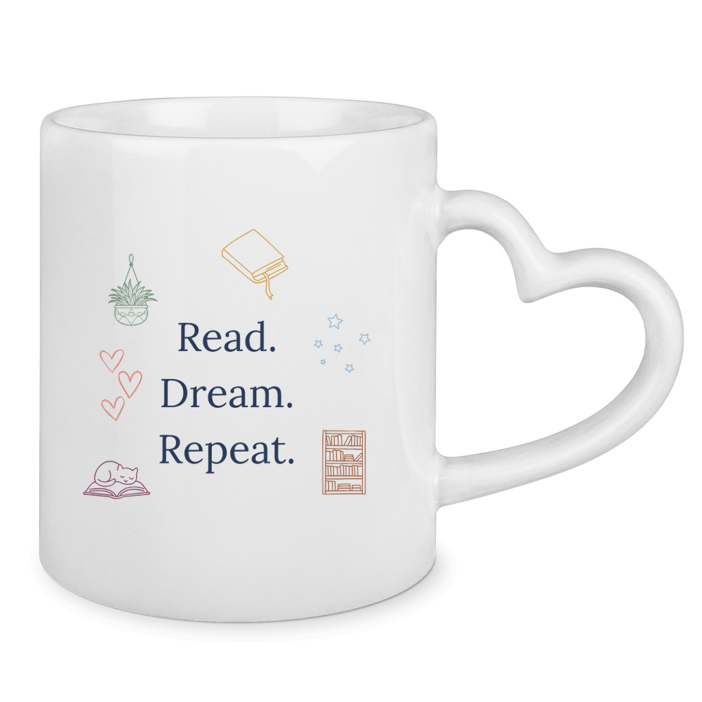 Tasse "Read.Dream.Repeat"