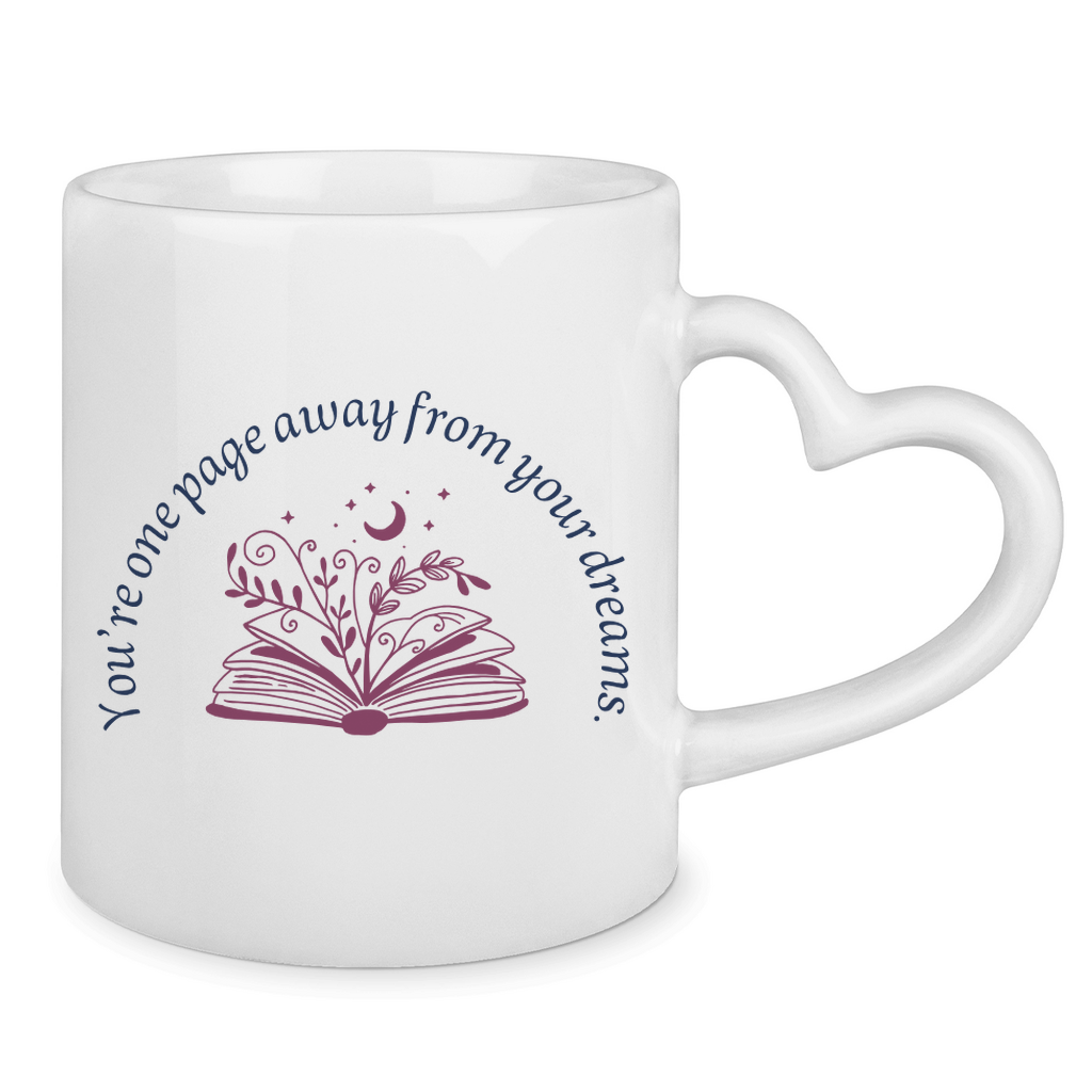 Tasse "You´re one page away..."