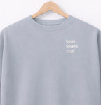 Sweatshirt "Book lovers club" - Frontprint