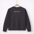 Sweatshirt "coffee & books"
