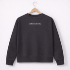 Sweatshirt "coffee & books"