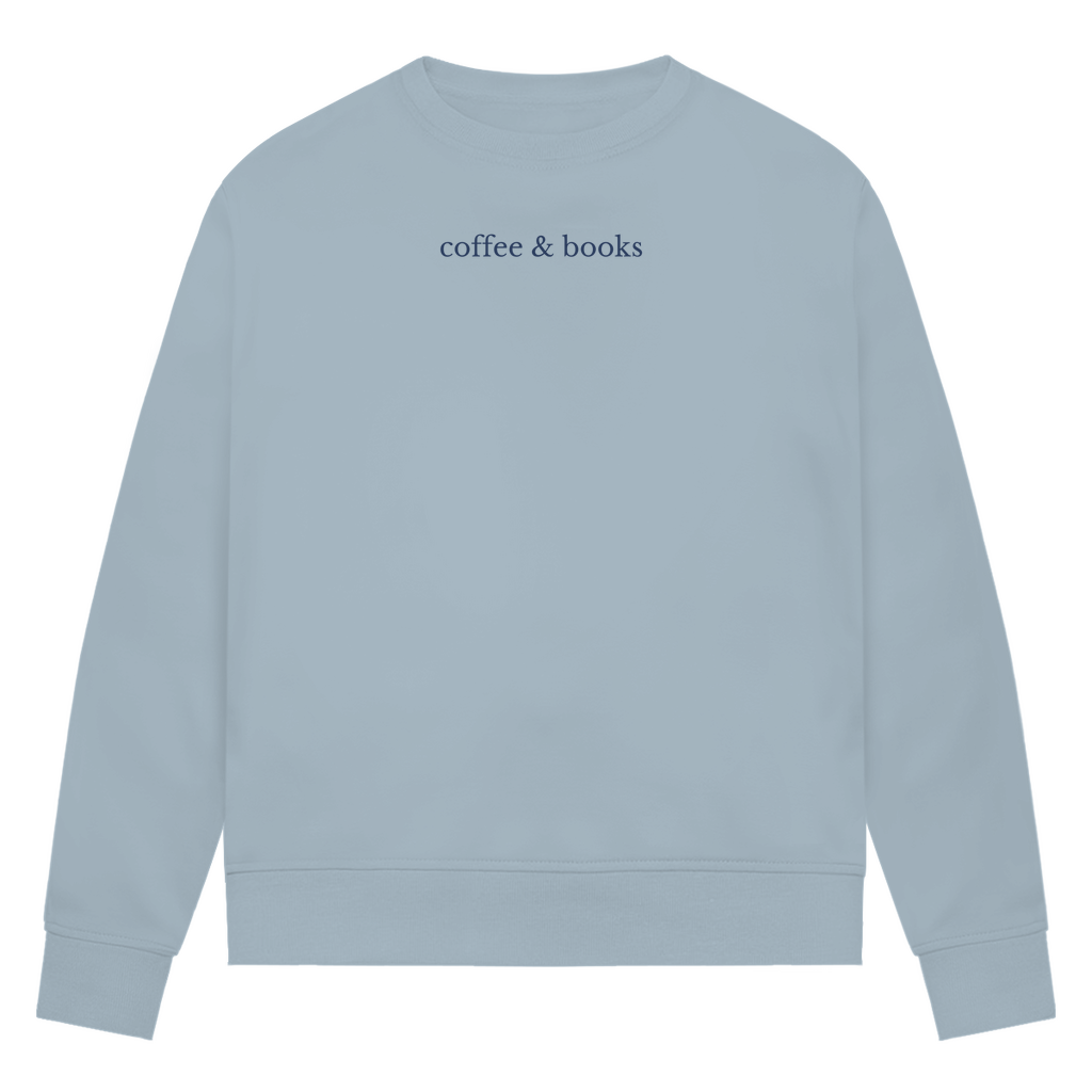 Sweatshirt "coffee & books"
