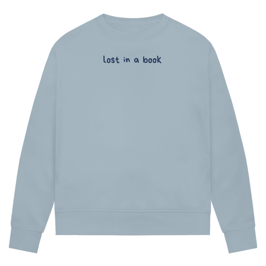 Sweatshirt "lost in a book"