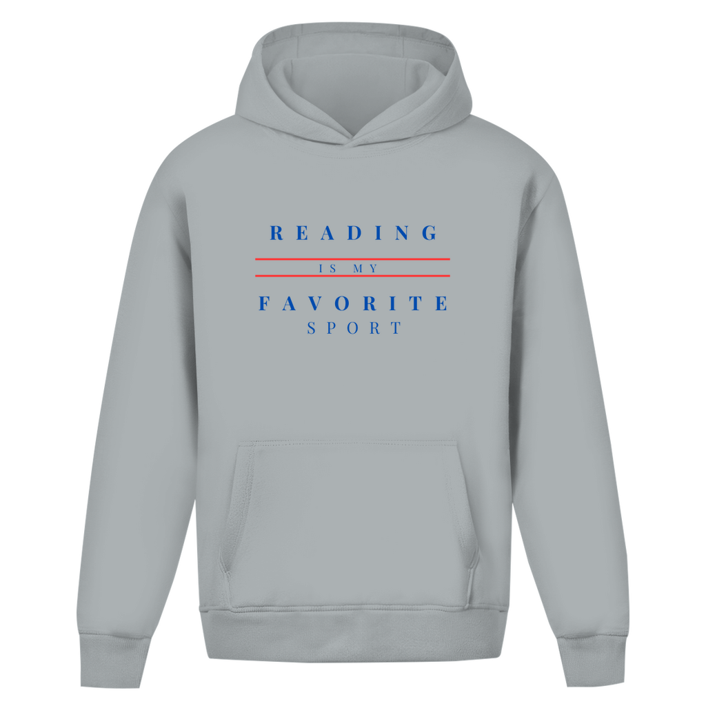 Oversize Hoddie "Reading is my favorite sport"