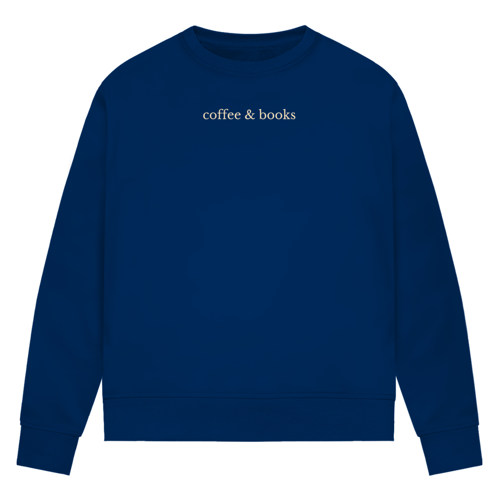 Sweatshirt "coffee & books"