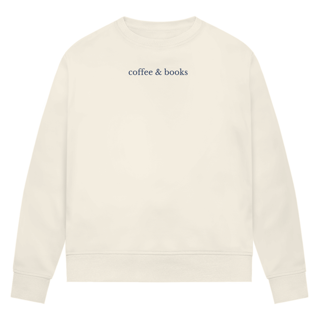 Sweatshirt "coffee & books"
