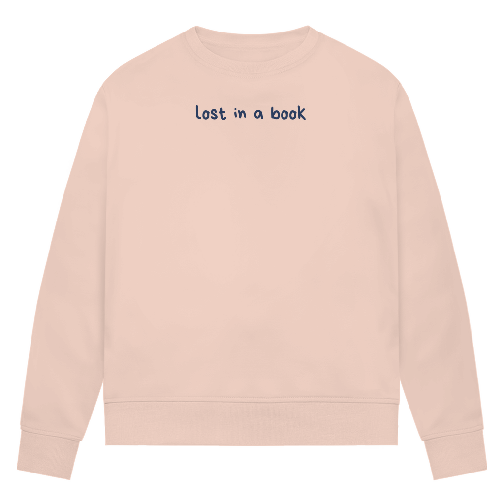 Sweatshirt "lost in a book"