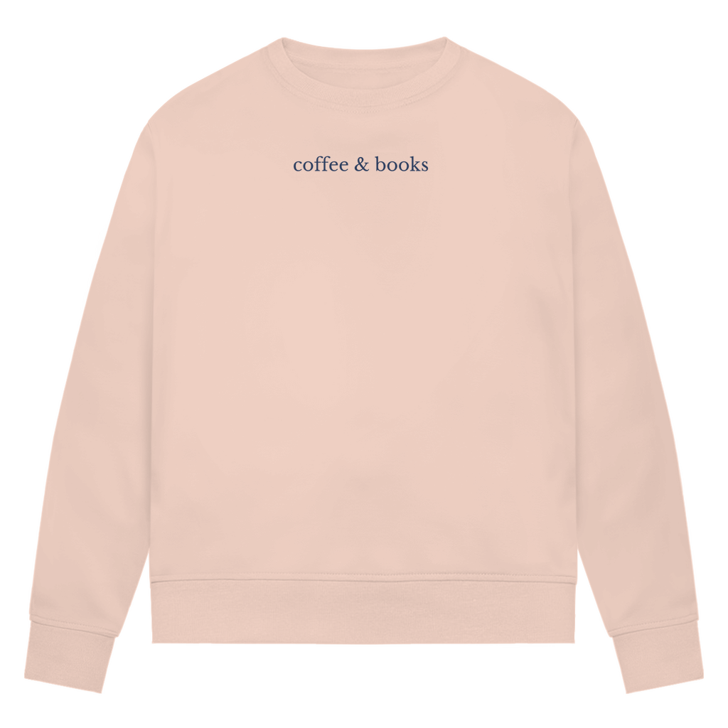 Sweatshirt "coffee & books"