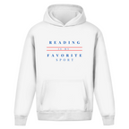 Oversize Hoddie "Reading is my favorite sport"