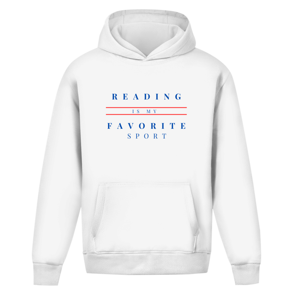 Oversize Hoddie "Reading is my favorite sport"