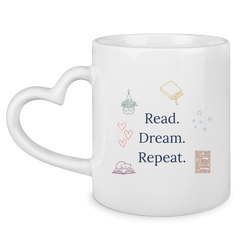 Tasse "Read.Dream.Repeat"