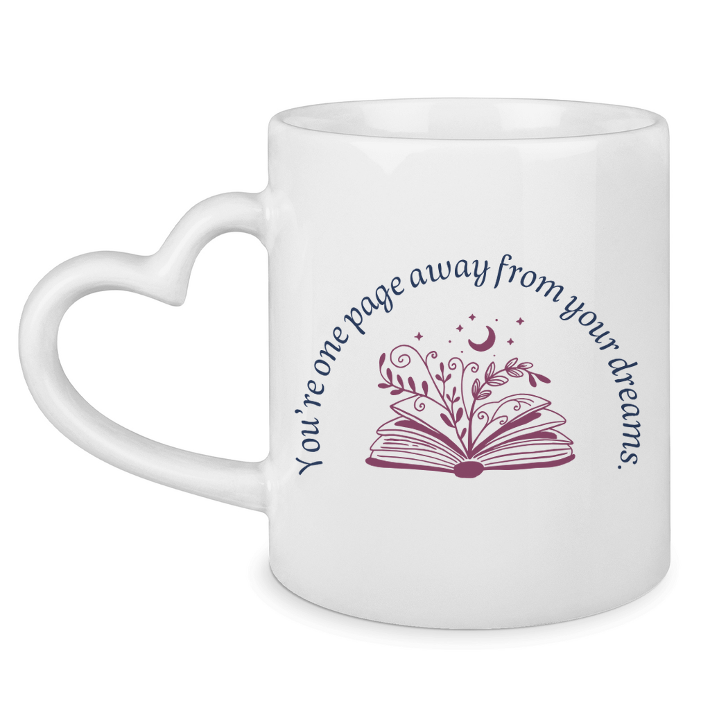 Tasse "You´re one page away..."